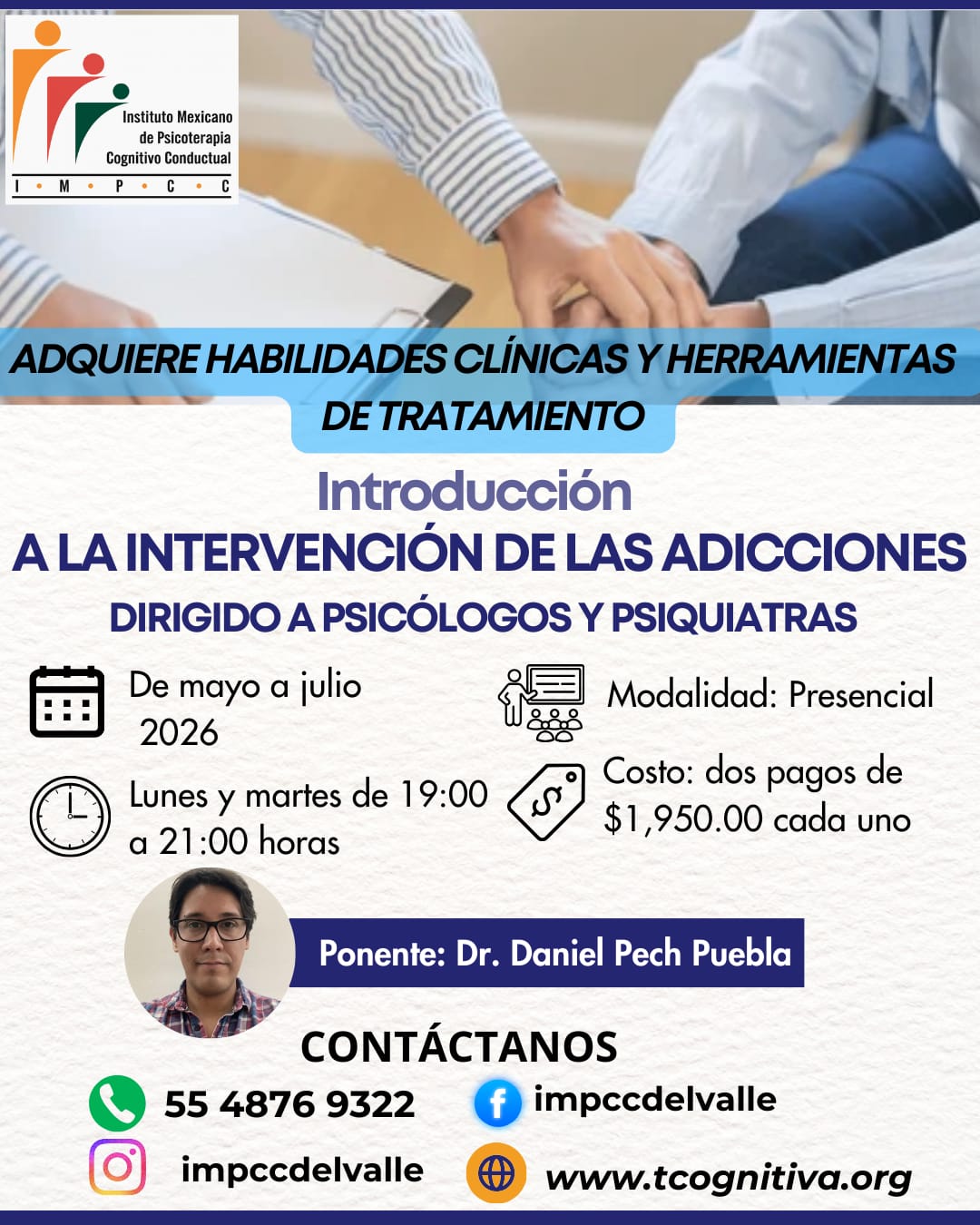 Impcc Nueva Convocatoria al curso: Introducción a la Intervención de las ...